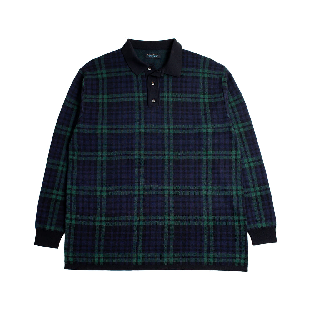 L/S Polo Black Watch Tartan