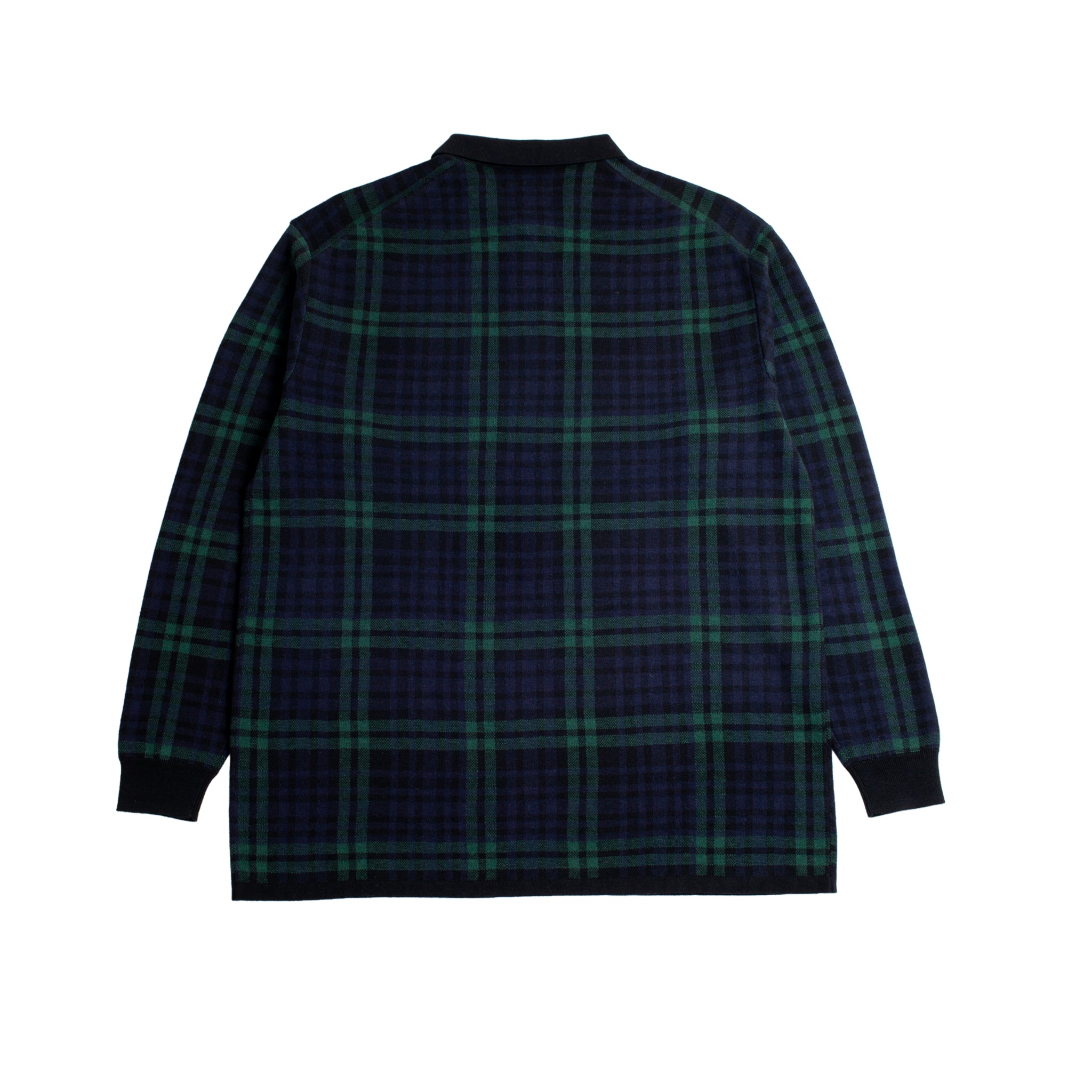 L/S Polo Black Watch Tartan