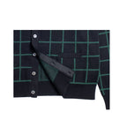 Woodstock Cardigan Black/Green Window Pane